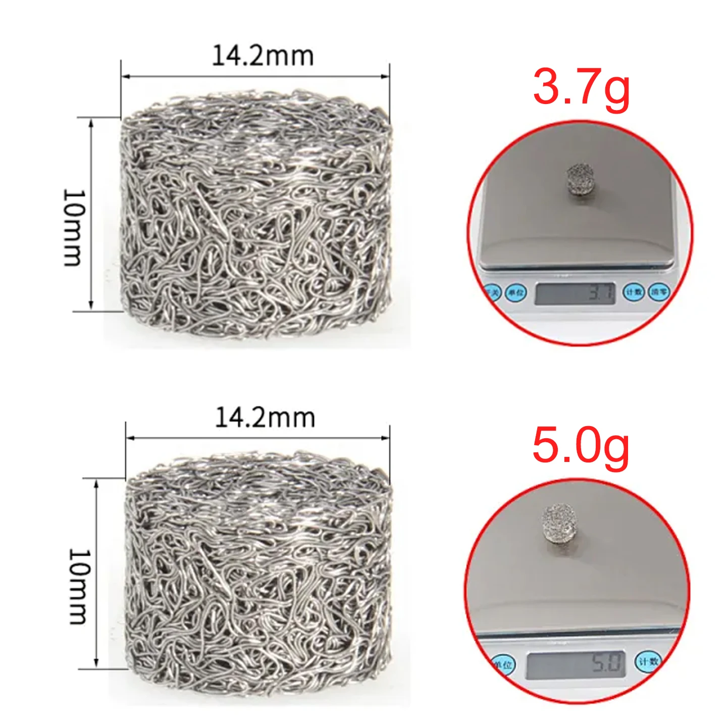 3.7/5 جرام 10 قطعة رغوة انس مرشحات شبكية الفولاذ المقاوم للصدأ اللوحي السيارات استبدال مولد اكسسوارات غسيل السيارات التخييم
