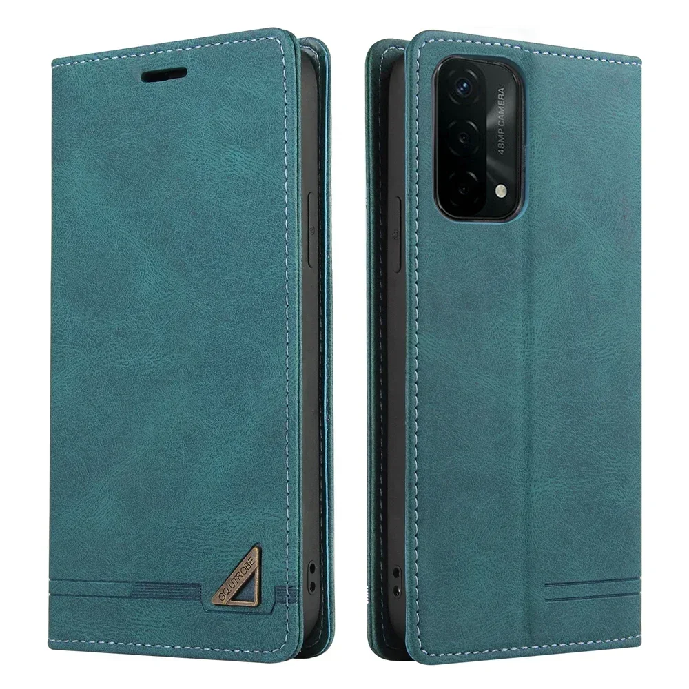 Leather Book Case for OPPO A78 A74 A58 A 57 5G Flip Cover Funda A53s A77 A57 A52 A57S A54 A94 A96 A16 A15 55 72 53 s Wallet Etui