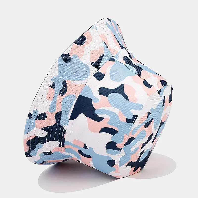 Bucket Hat New Cross-Border E-Commerce Hot Sale Sun-Proof Bucket Hat Outdoor Camouflage Double-Sided Wear Bucket Hat