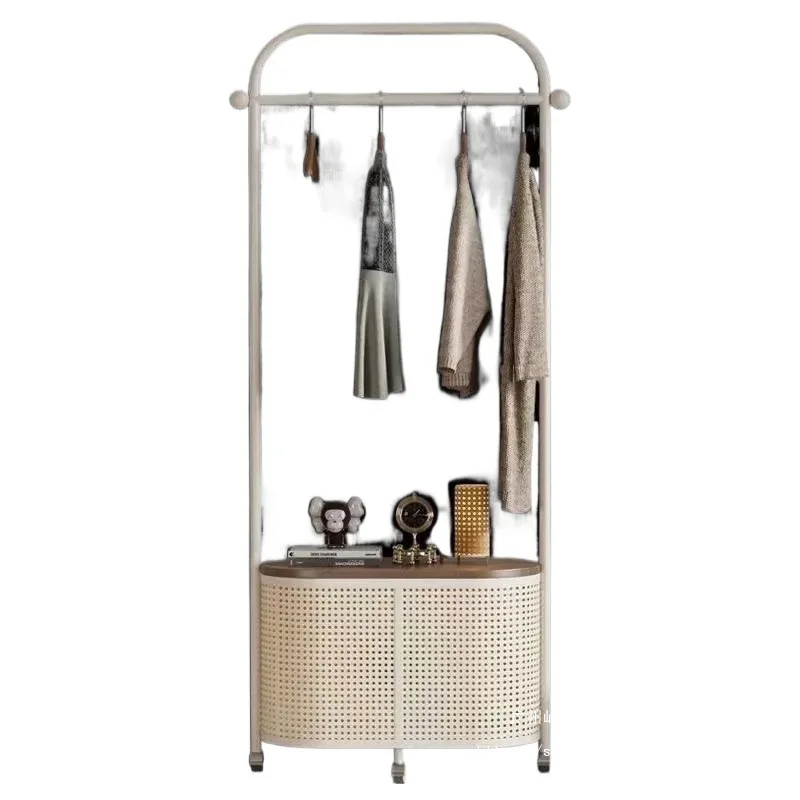 

floor-to-ceiling bedroom medieval light luxury removable imitation rattan woven dirty clothes basket retro storage