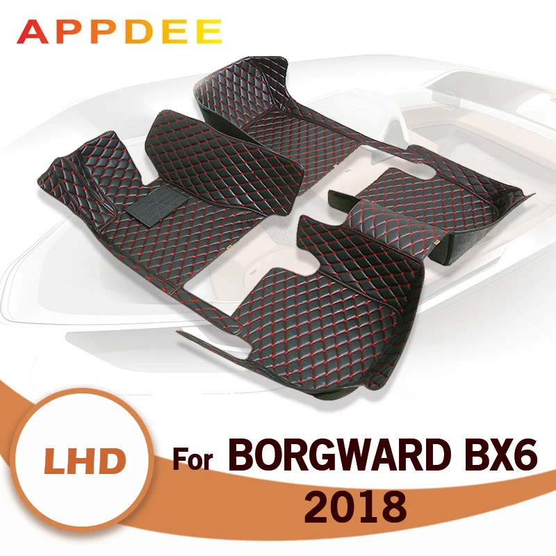 

Car Floor Mats For Borgward BX6 2018 Custom Auto Foot Pads Automobile Carpet Cover Interior Accessories