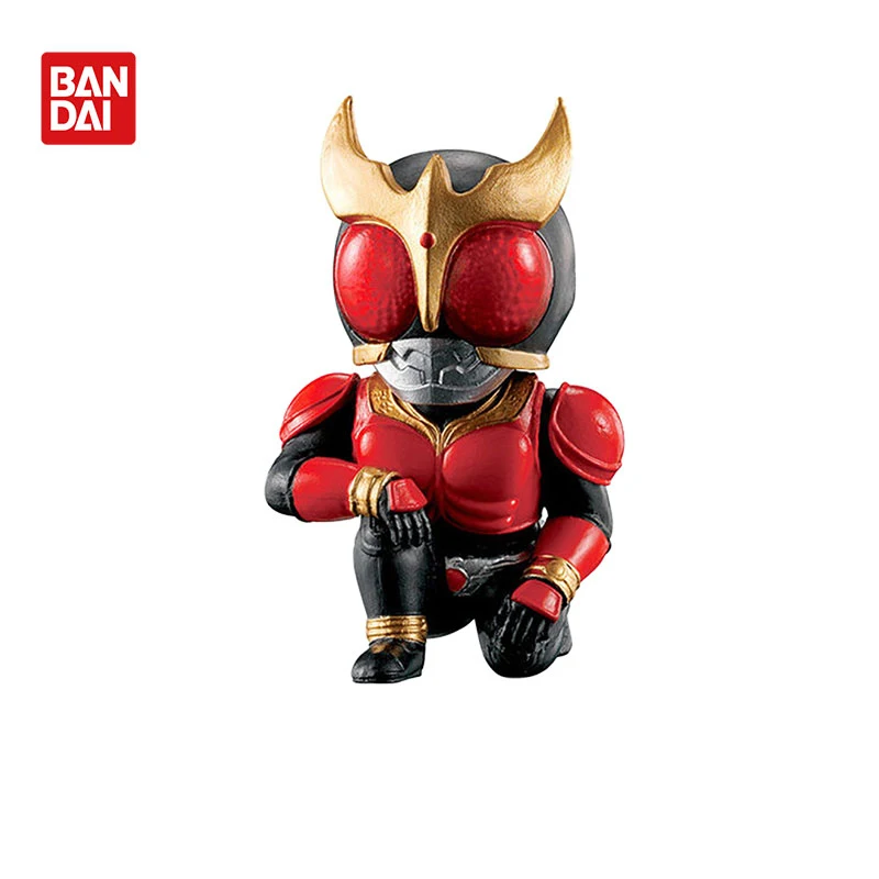 ของเล่นสะสมจากอนิเมะ Kamen Rider ของแท้จาก BANDAI รุ่น Kuuga, W, Decade, Fourze แบบกาชาปอง ฟิกเกอร์โมเดลแอคชั่น