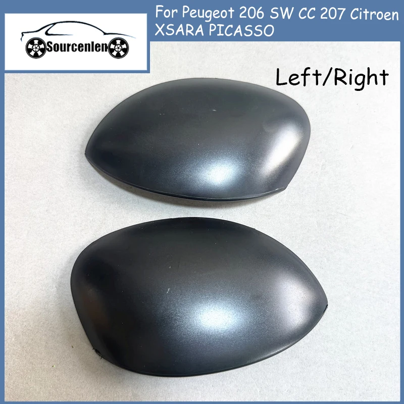 Brand New Reversing Mirror Rearview Mirror Decorative Cover for Peugeot 206 SW CC 207 Citroen XSARA PICASSO 815242 815243
