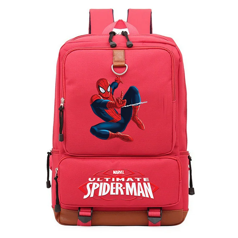 Superhero Spiderman Backpack Boys Girls Students School Bag Daily Travel Backpacks Large Capacity Laptop Bookbag Mochila