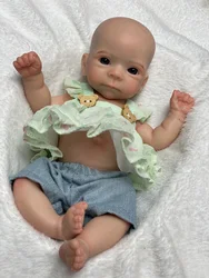 28cm Cute Silicone Bebe Reborn Girl With Painted Skin Waterproof Handmade Soft Touch Feeling Newborn Baby Doll reales para niñas