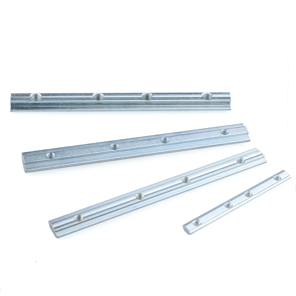 180 Degree Aluminium Extrusion Profile Straight Joint Inside Connector Fittings Strip for 20/30/40/45 Series Aluminum Profiles