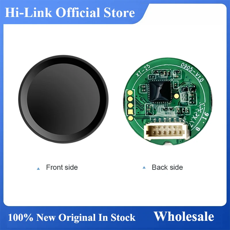 

Mini Hi-Link New 3.3V 15mA ZW0922 Semiconductor Circular Fingerprint Processing Intelligent Module Smart House Storage 50pcs