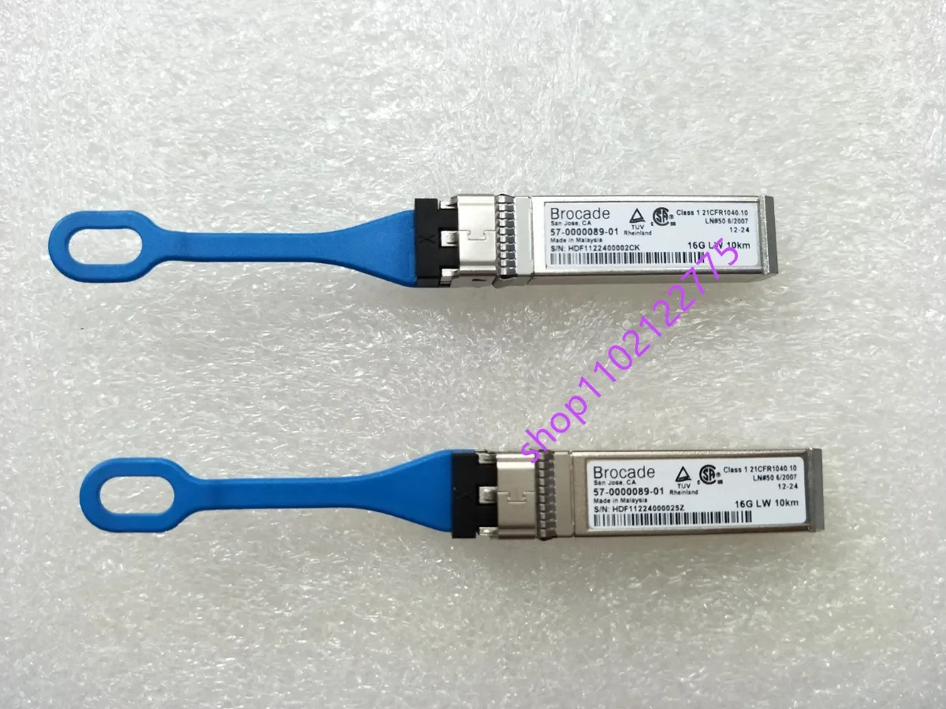 

57-0000089-01 FC brocade 16G SFP+ LW 1310nm 10km Used in DCX 6520,6510,6505 Single Module Optical Fiber Transceiver