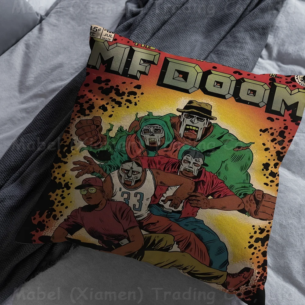 MF Doom Madlib Stitch Lucky Dragon Pillow Cover Sofa Cushion Cover Home Room Decoration Children Gift