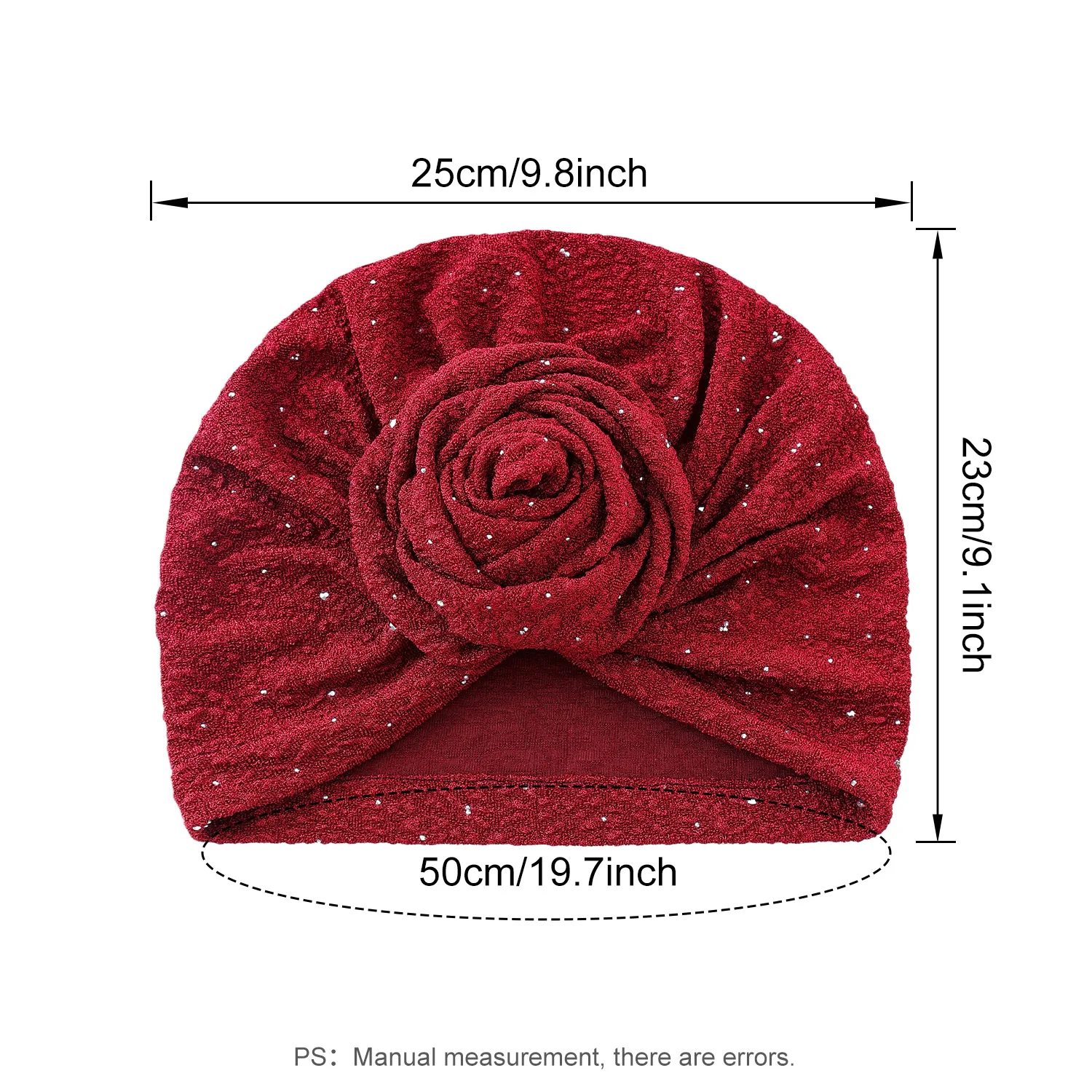 New Fashion Sequins Flower Turban Beanies Bonnet Women Chemo Cap Muslim Hijab Hair Loss Headscarf Head Wrap Turbante Mujer Hat