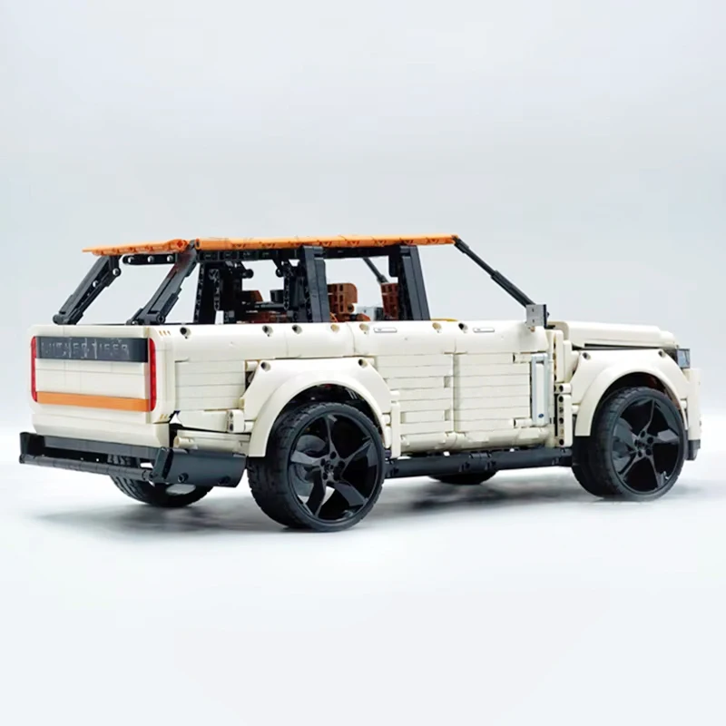 Technique Power Lands Off-Road Rover Racing Car, SUV MOC, décennie s de construction, Puzzle en brique, Jouet d'assemblage, Cadeau de Noël pour les enfants, 10512