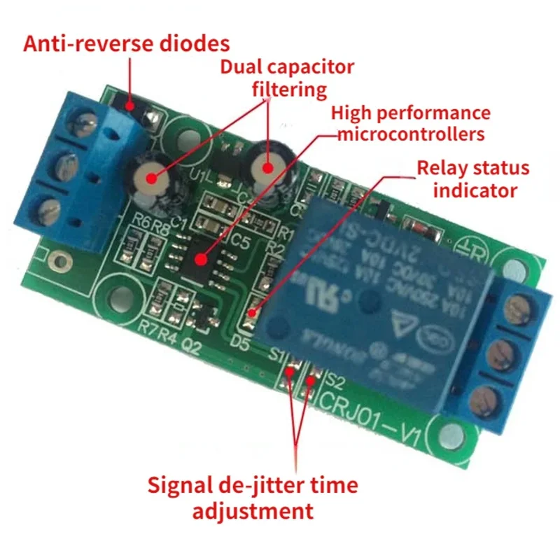 CRJ01/Single Key Touch Self-locking, Bistable Switch/5V12V24V/Relay Module/module