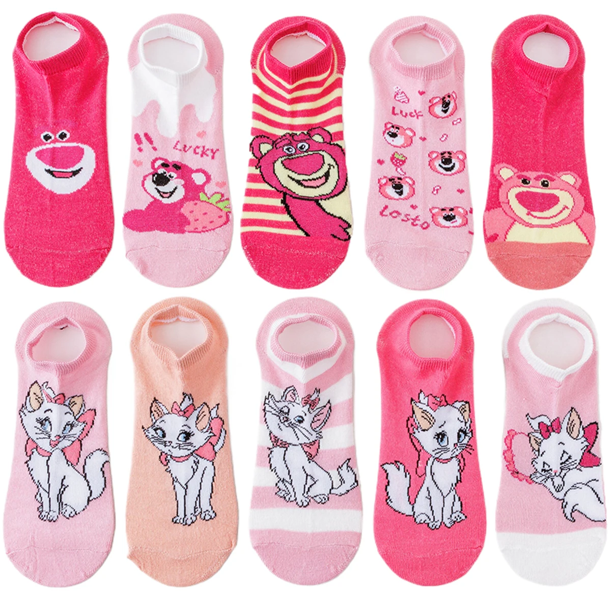 

10 пар Potdemiel крутые носки с героями мультфильмов, аниме, хип-хоп, уличная мода, забавные повседневные короткие невидимые носки-лодочки для мужчин и женщин ​