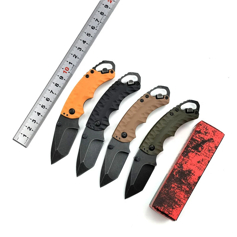 

Multi-functional EDC folding knife with 8Cr blade and G10 handle, suitable for everyday carry and outdoor use.