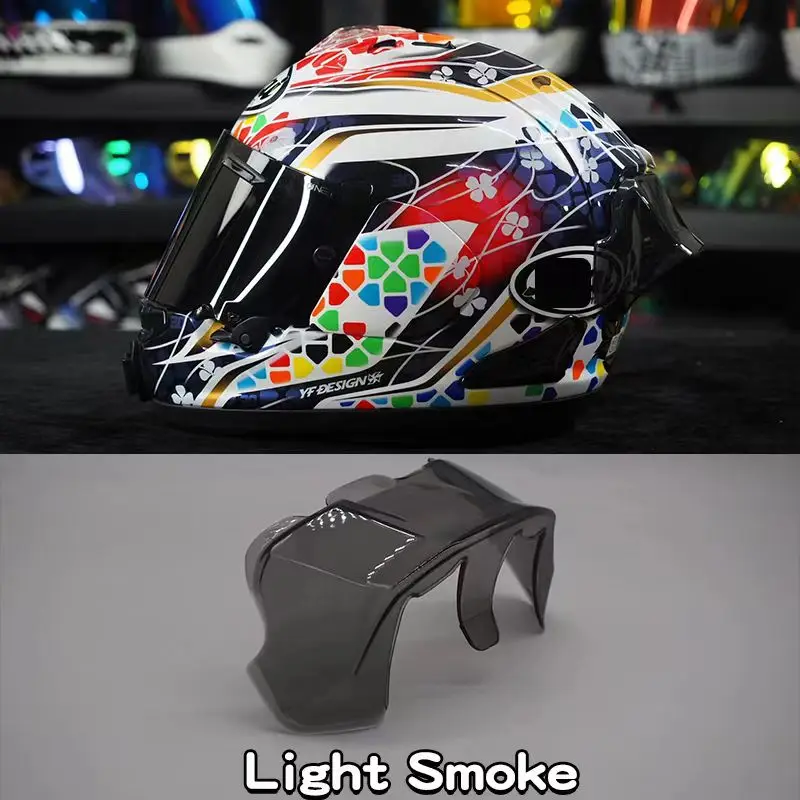 Becquet de casque de garniture arrière de moto pour RX7X RX-7X VZ-Ram RX7V RX7 casque de course RX7X DF-X2 accessoires de becquet