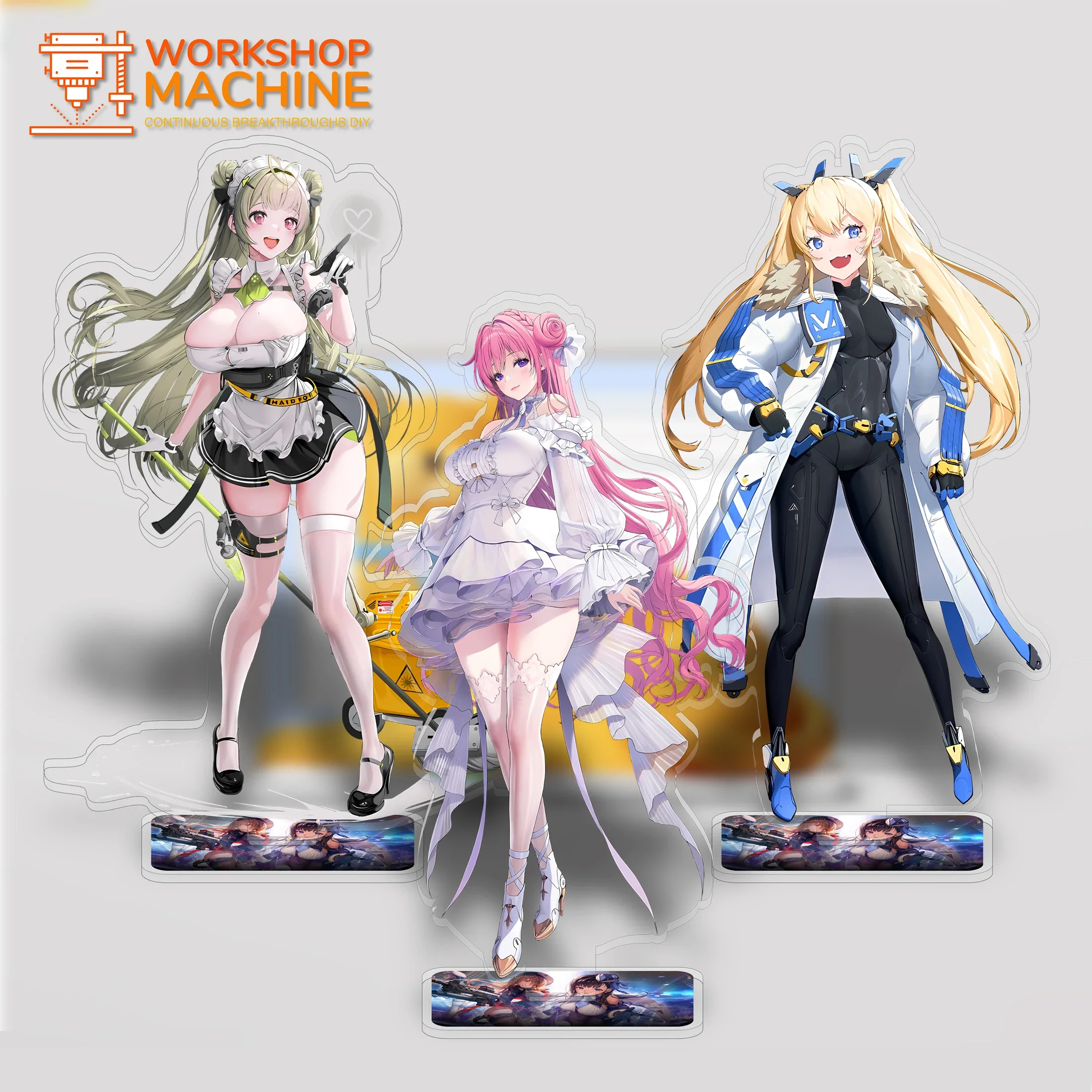 

Anime Cute Girl Figures Sexy Action Figurine Acrylic Statue Model Doll Toys DIY Custom Model Figurine Goddess of Victory Nikke