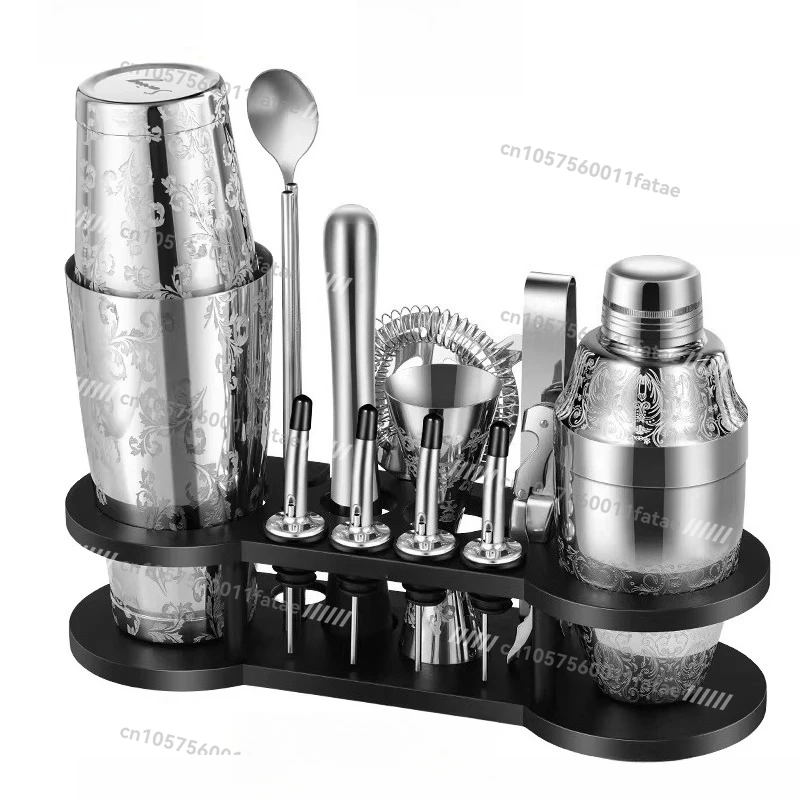 304 Bartender Set, Snow Cup Combination, Bartending Tool, Cocktail Starter Gift Box.