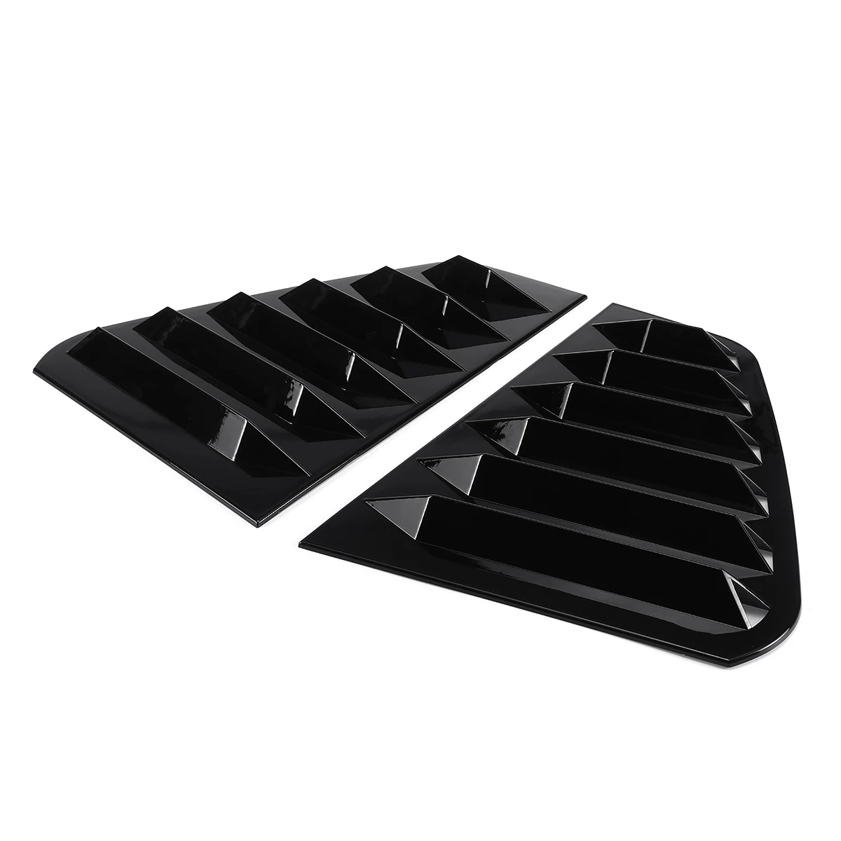 Car Rear Window Louvers Car Rear Window Blinds Side Louvers Vent For VW Golf 7 MK7 MK7.5 2014-2019 Also Fit For GTI GTD R