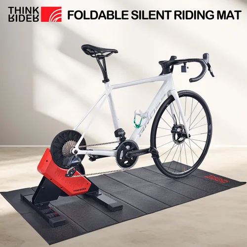 Imagen 2 del producto Estera de entrenamiento Thinkrider, estera de Yoga para bicicleta, bicicletas, estaticas, estera de ejercicio para entrenador, flotador de entrenamiento