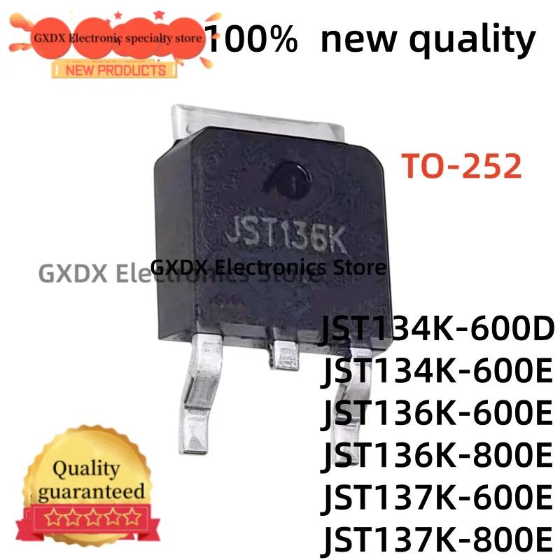 10-20Uds 100% new JST134K JST136K JST137K ,JST134K-600D, JST134K-600E, JST136K-600E, JST136K-800E, JST137K-600E, TO-252