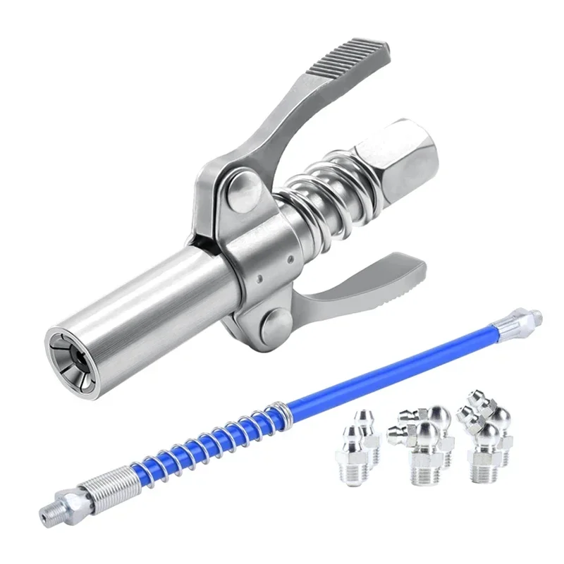 

Hot-selling self-locking high-pressure fuel injection nozzle set, clamp-on grease nozzle and grease gun nozzle head