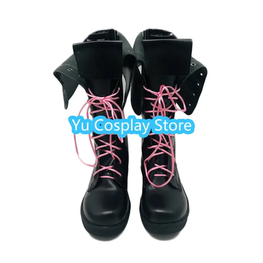 Yu Cosplay Store League Of Legends Jinx Classic Cosplay Shoes Anime Game Role-playing Shoes Boots Halloween Party