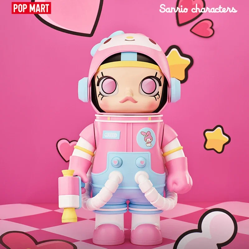 

POPMART MEGA SPACE MOLLY 400% Sanrio персонажи серии слепая коробка игрушки Kawaii аниме фигурка-сюрприз Mystery Box куклы