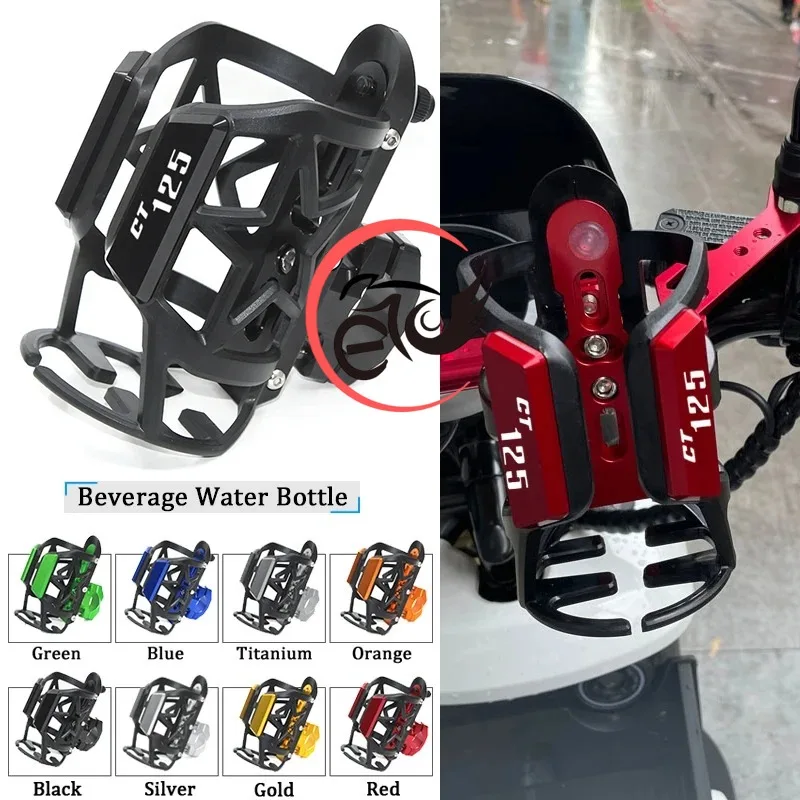 

2025 NEW High quality Motorcycle Beverage Water Bottle Drink Cup Holder Sdand Mount For HONDA CT125 CT 125 Hunter Cub 2020 2021