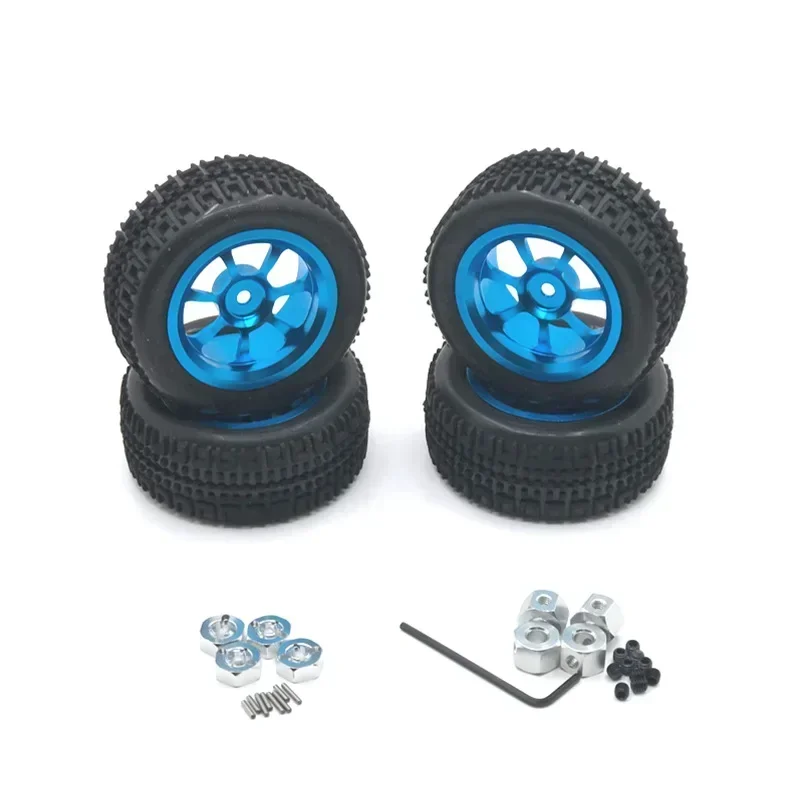

Metal Upgrade Metal Wheel Tire for Wltoys WPL MN LC RC HL Remote Control Car