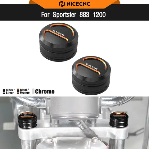 할리 스포스터 883 슈퍼 로우 XL883L 2014-2020 상단 포크 스템 커버 스포스터 1200 커스텀 XL1200C 스트리트 밥 FXBBS 114