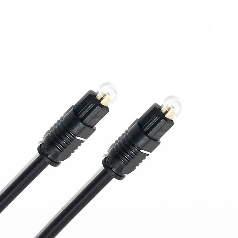 1m 2m 3m cavo in fibra ottica cavo Audio digitale cavo Toslink nero SPDIF DVD DVT MD SPDIF linea in fibra ottica