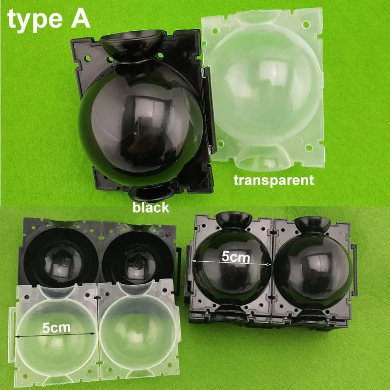 1pc 5cm High Pressure Plant Tree Rooting Ball Nursery Tray Grow Rooter Box Plastic Case Growing Pot Grafting Transparent Black