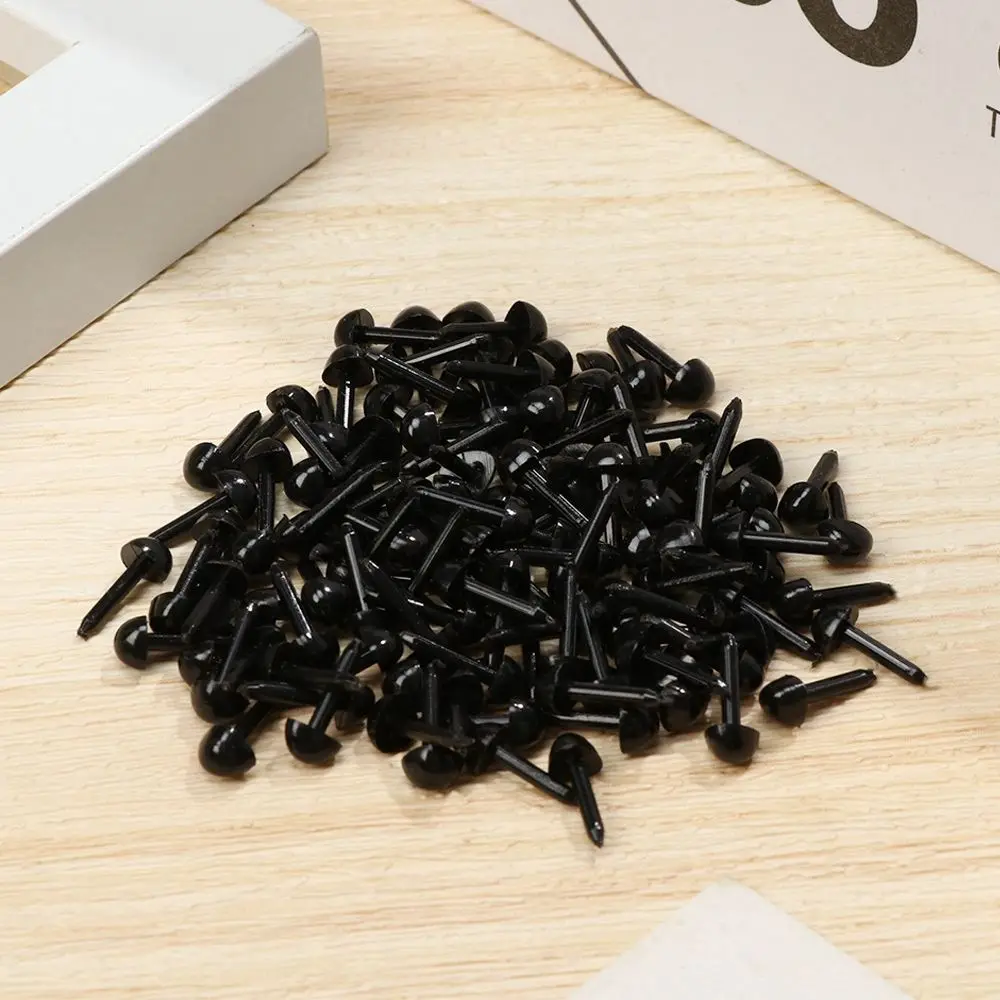 100pcs/bag Accessories Mini Black 4.5X5.5MM Safety Triangle Noses   Eyes   Eyes