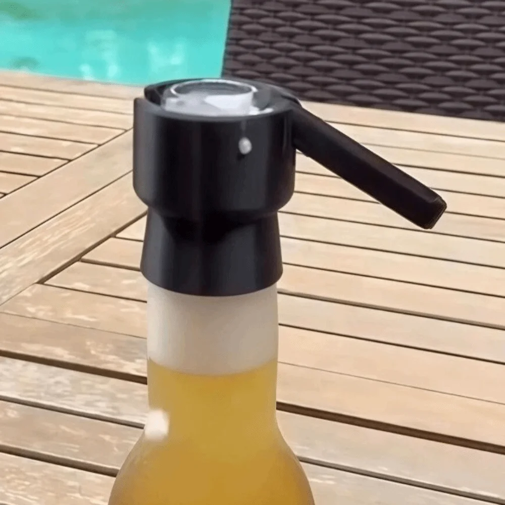 3D Printed Lever Beer Bottle Opener Ergonomic Portable Bottle Cap Launcher Novelty Universal Jar Remover Gift for Men