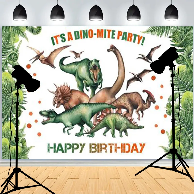 

Happy Birthday Party Wild One Photography Backdrops Props Newborn Baby Animals Elephant Safari Photo Studio Background WP-37