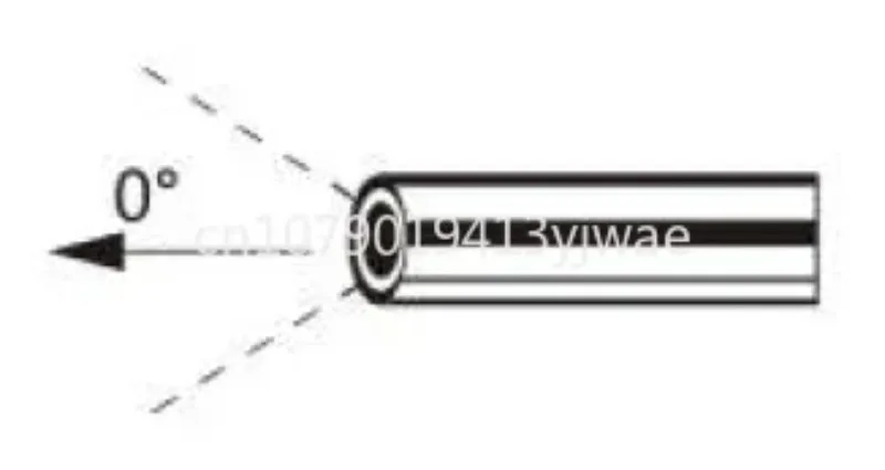 Endoscope en acier inoxydable C0010, équipement ORL, instruments de kanologie, kanoscope