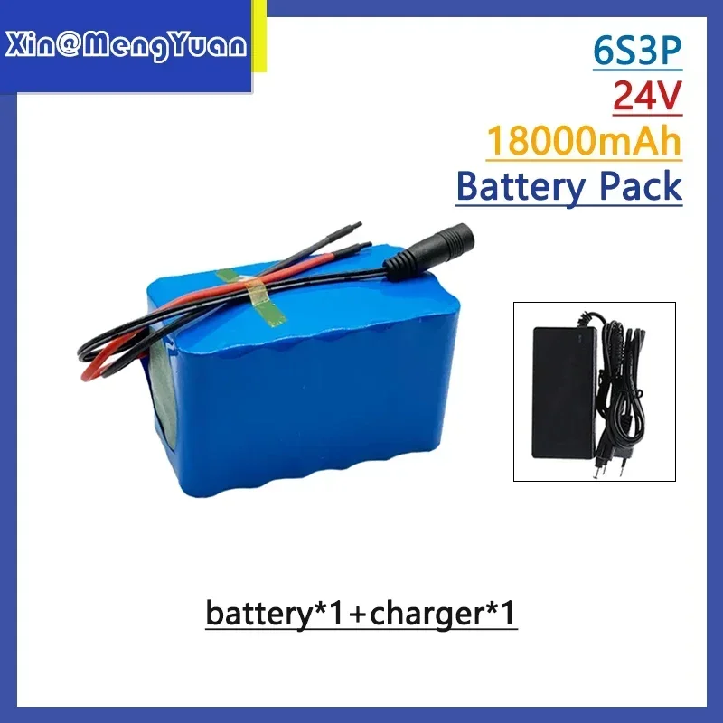 

XMY - 18650 Lithium Ion Battery pack, 6s3p, 24V / 25.2v, 18000mah, for GPS, Golf Car, Electric Bike, etc. + charger Sell