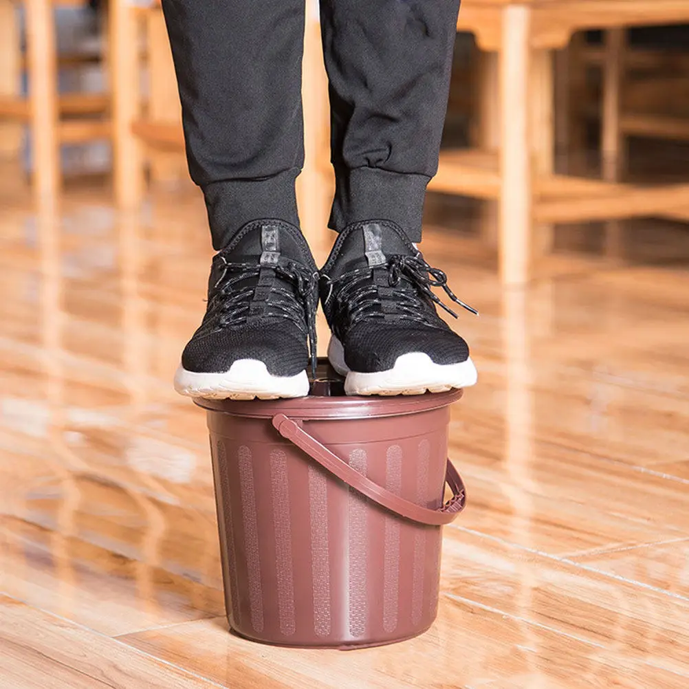 

1pc Flip Top Tea Dross Bucket Pp Trash Can For Home Kitchen Office Portable Tea Leaf Strainer Storage Holder