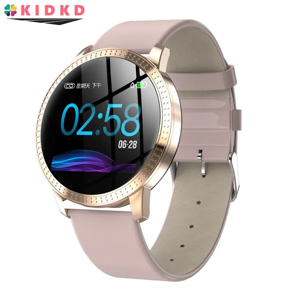 

CF18 OLED Color Screen Smart Watch Smartwatch Fashion Fitness Tracker Heart Rate Blood Pressure Monitor For Men Women Band