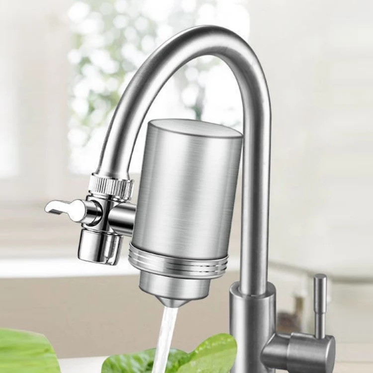 

2024 Hot Sale New Design Household Water Filter Faucet Tap Faucet Water Filter Used on Faucet with Ceramic Filter