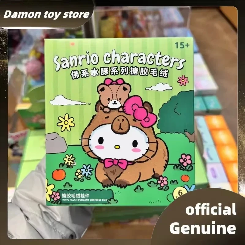 

Genuine Sanrio Characters Buddha-Like Dolphin Series Vinyl Blind Box Toy Kawaii Desk Decoration Mystery Box Surprise Xmas Gifts