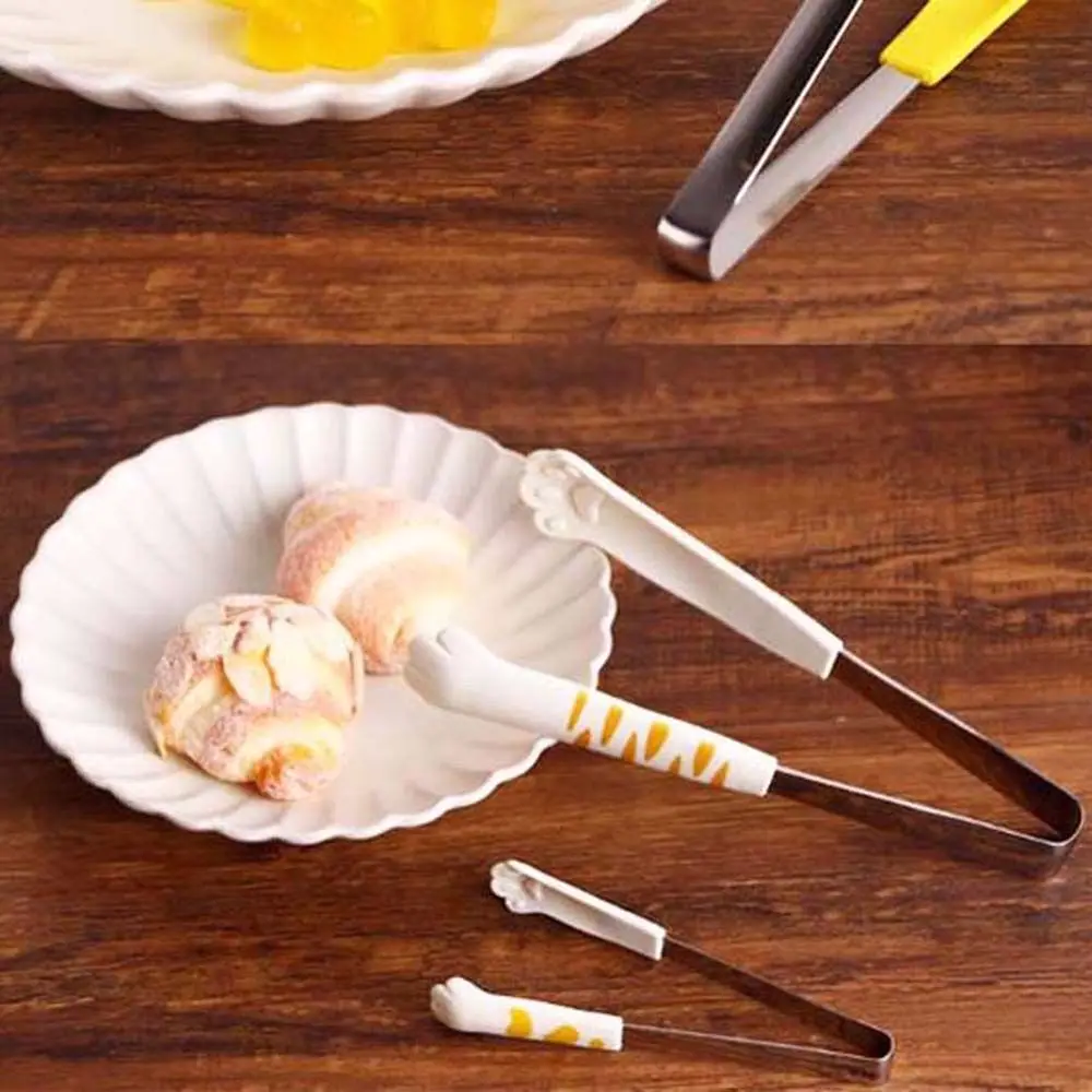 

Heat-Resistant Salad Bread Snack Clamp BBQ Tong Cooking Utensils Food Clip Kitchen Tool