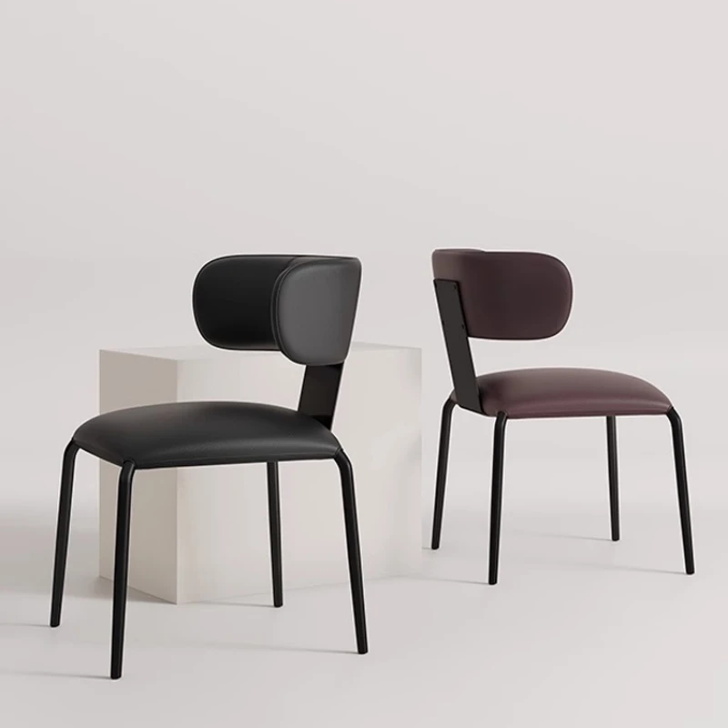 

Luxury Comfortable Dining Chairs Wedding Waiting Space Saving Dining Chairs Dressing Unique Waiting Metal Muebles Home Furniture