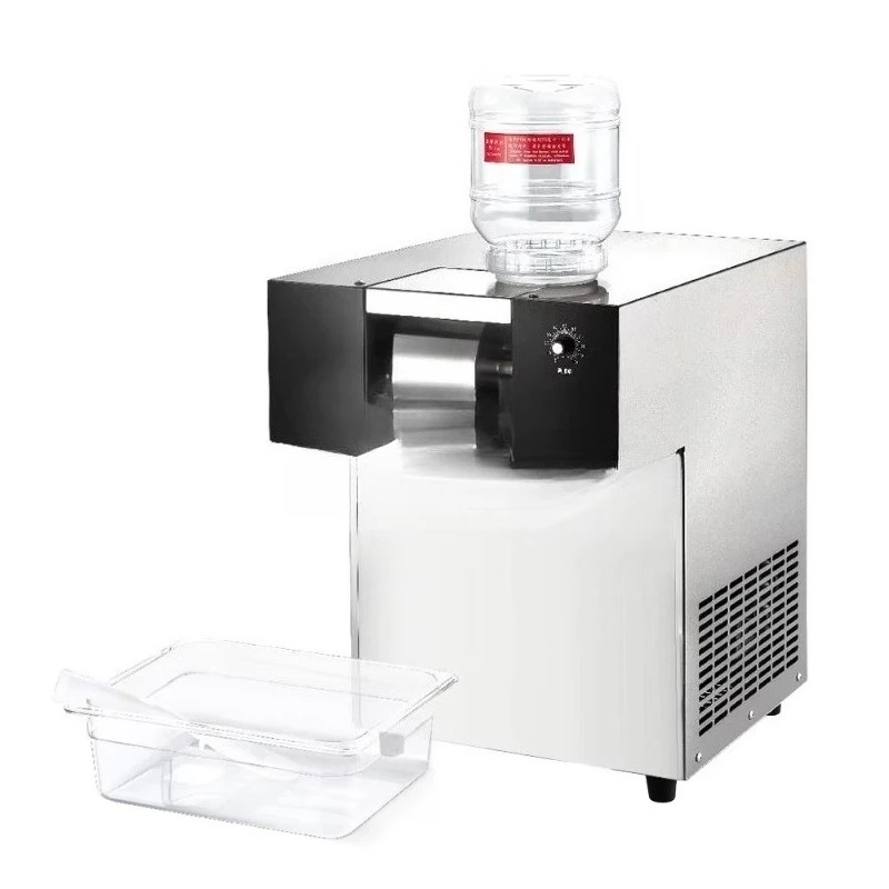 10-Speed Regulation 110V 220V Commercial Electric Ice Crushed Ice Shaving Shaved Ice Crusher Snow Cone Maker Machine
