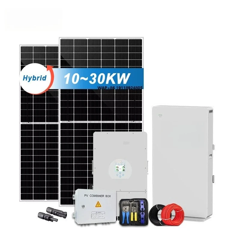 Complete Home Solar System Kit 10Kw 12Kw 15Kw 20Kw Hybrid Solar Battery Energy System10Kwh 20Kwh 30Kwh 40Kwh Lithium Batteries