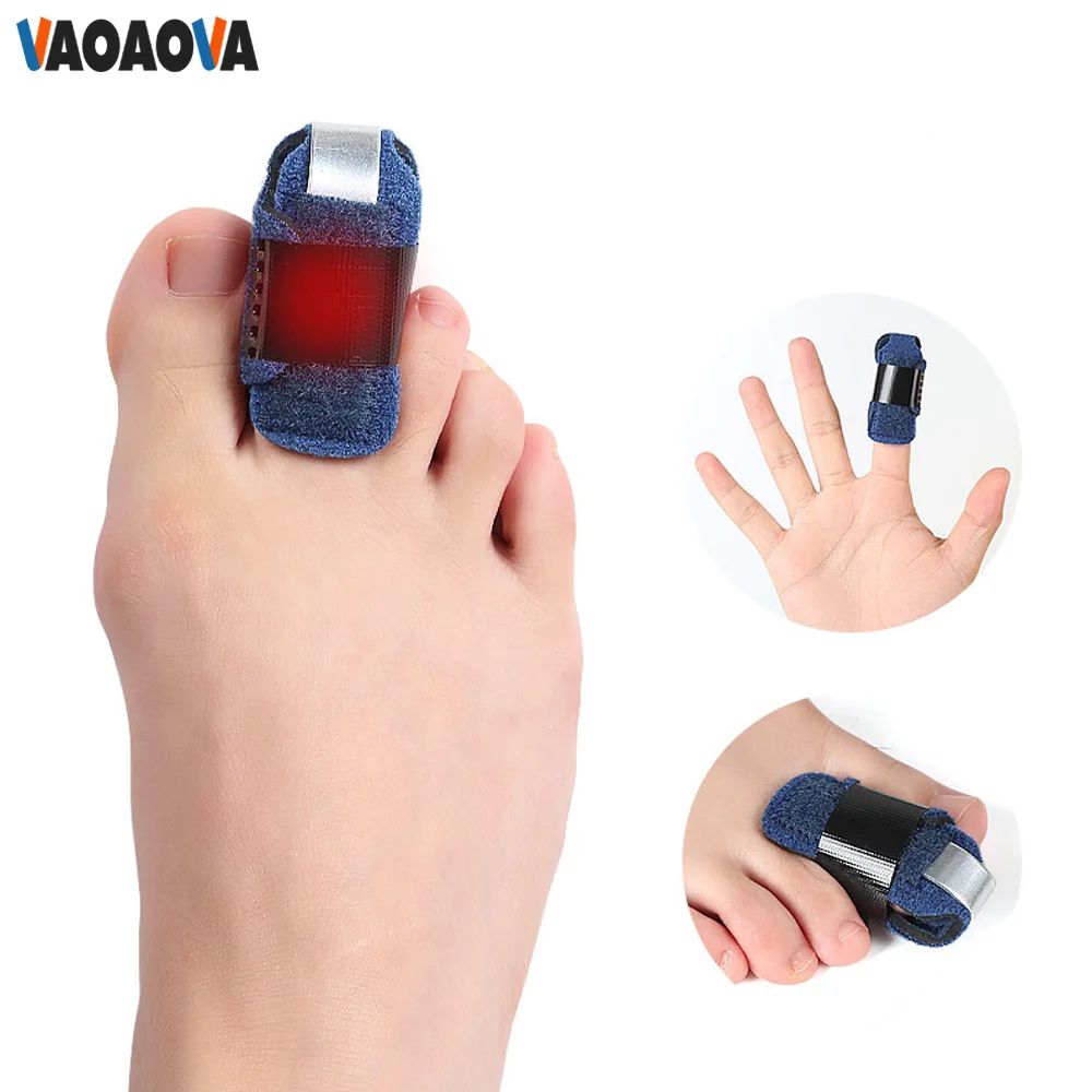 1Pcs Finger Stabilizer Breathable Protector Finger Splint Hook Loop Fasteners For Straightening Arthritis Knuckle Immobilization