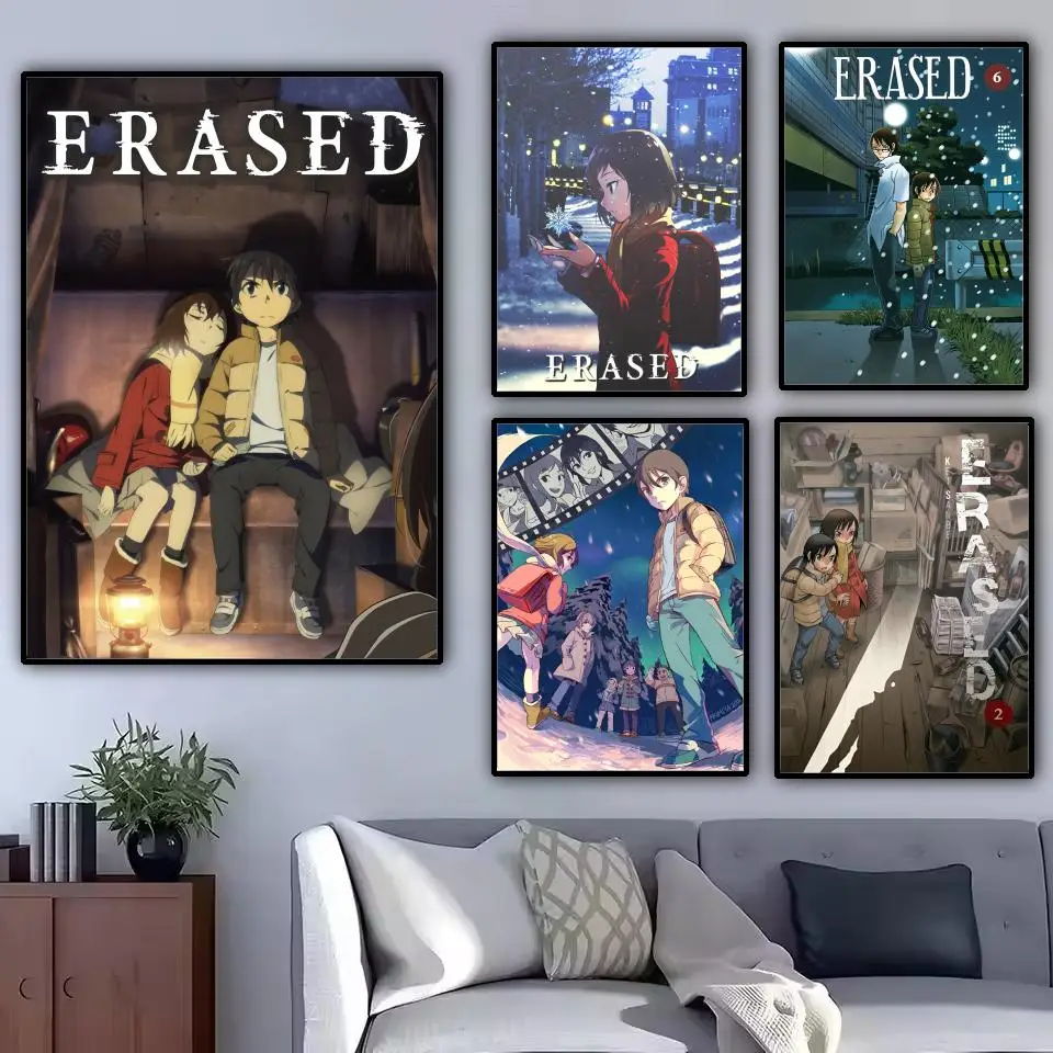 Classic Anime E-ErasedS Poster Modern and Elegant Wall Stickers for Home Decor Living Room Dormitory Wall Art