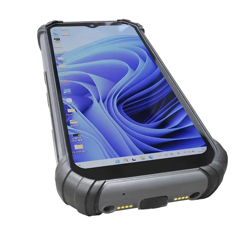 2024 4G Lte GPS الصناعية Ip65 مقاوم للماء الهاتف الذكي يده وعرة المساعد الشخصي الرقمي لنظام التشغيل Windows 11 Os Win11 وعرة المساعد الشخصي الرقمي محطة محمولة
