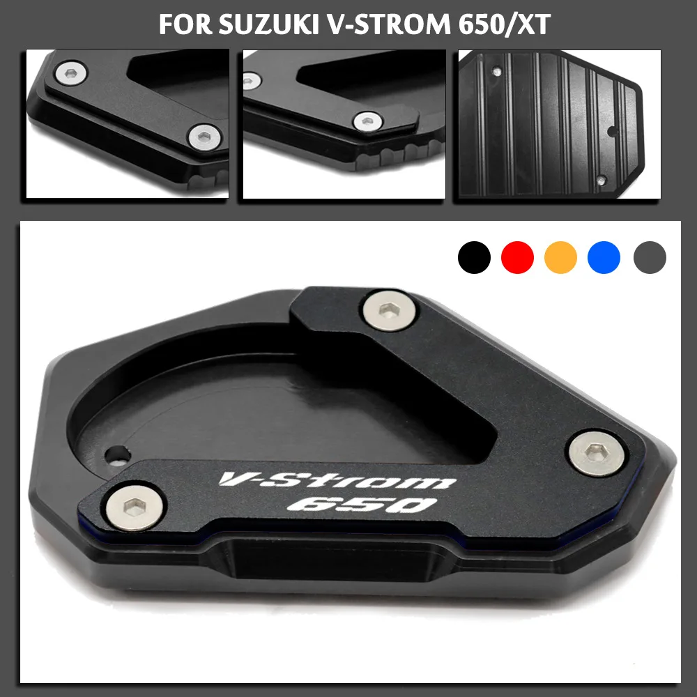 For SUZUKI V-STROM 650/XT DL650 VSTROM 650 2004-2022 Motorcycle Kickstand Plate Side Stand Pad Enlarger