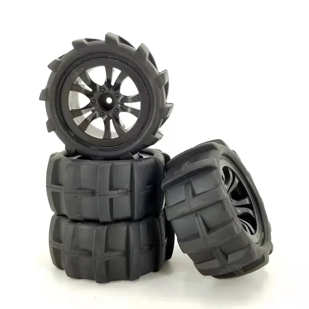 4PCS 1/12 샌드 휠 124016/124017/12428 Wltoys RC 버기 트럭 스노우 데저트 런 패들 타이어 62X98-40 업그레이드 부품